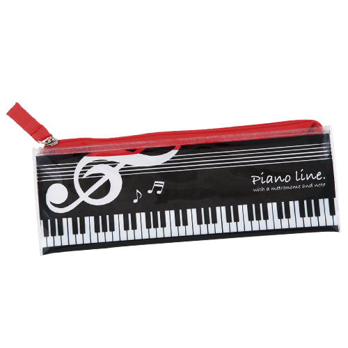 画像2: Piano line クリアペンケース