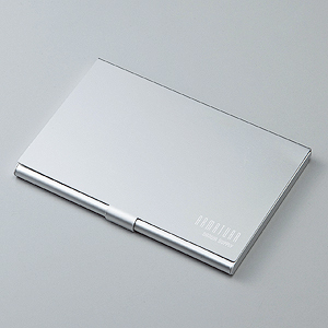 画像: 片面収納アルミメモリーケース（microSD用）　サンワサプライ製